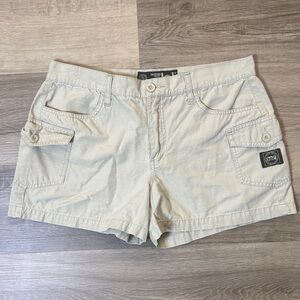 Y2K Vintage L.E.I khaki cargo shorts